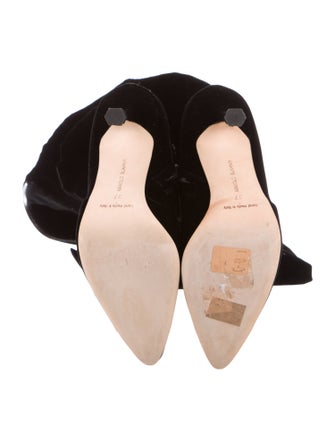 Manolo Blahnik Suede Boots