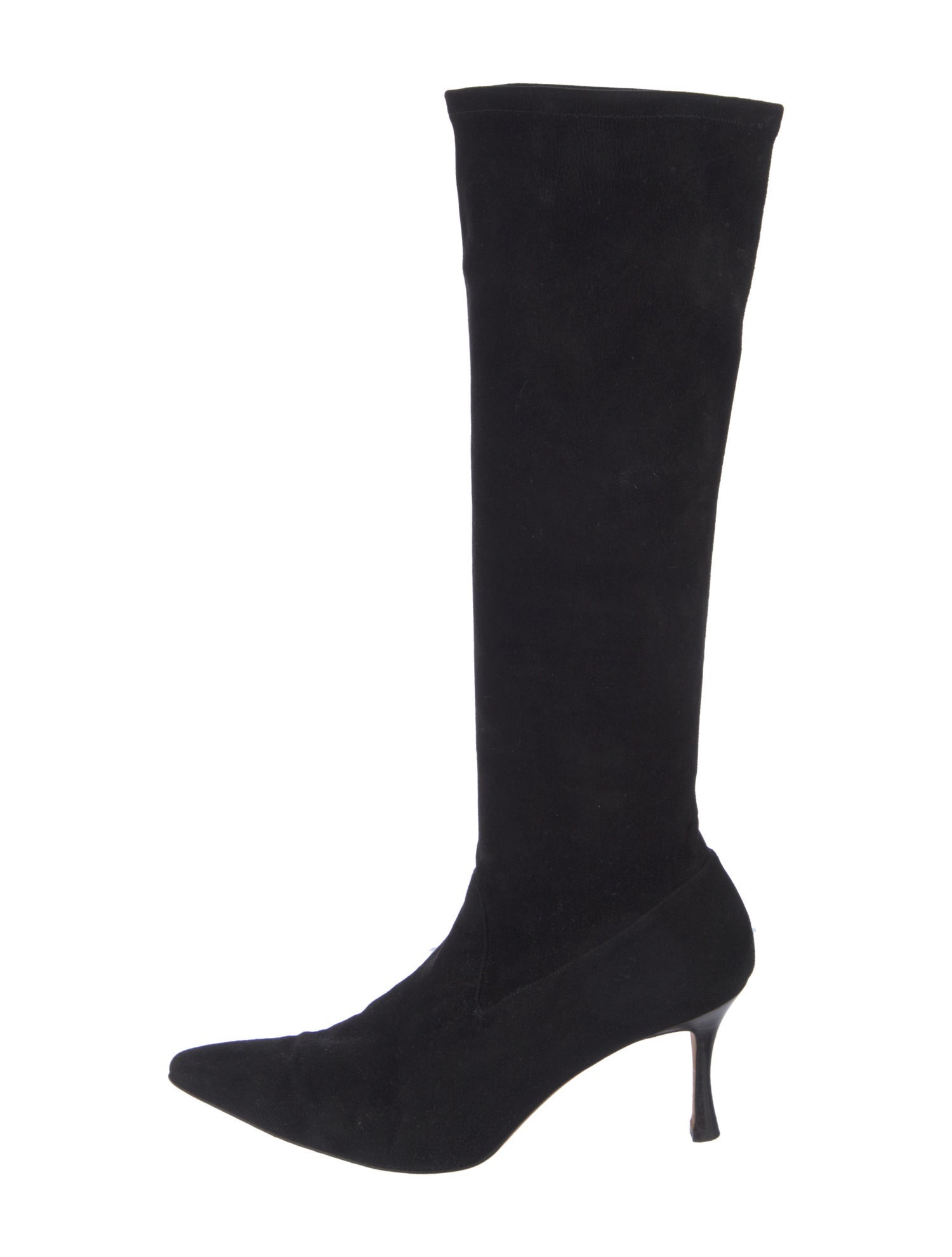 Manolo Blahnik Suede Boots
