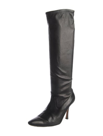 Manolo Blahnik Leather Boots