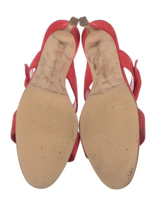 Manolo Blahnik Gable Suede Slides