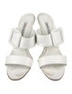 Manolo Blahnik Gable Leather Slides