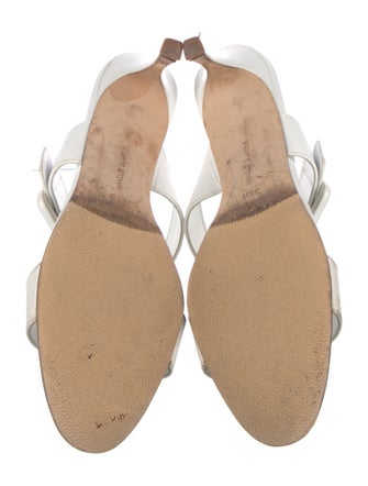 Manolo Blahnik Gable Leather Slides