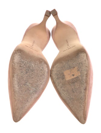 Manolo Blahnik Arriga Suede Mules