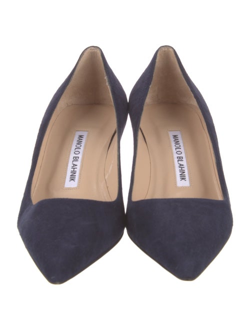 Manolo Blahnik Suede Pumps