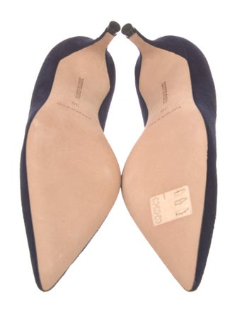 Manolo Blahnik Suede Pumps