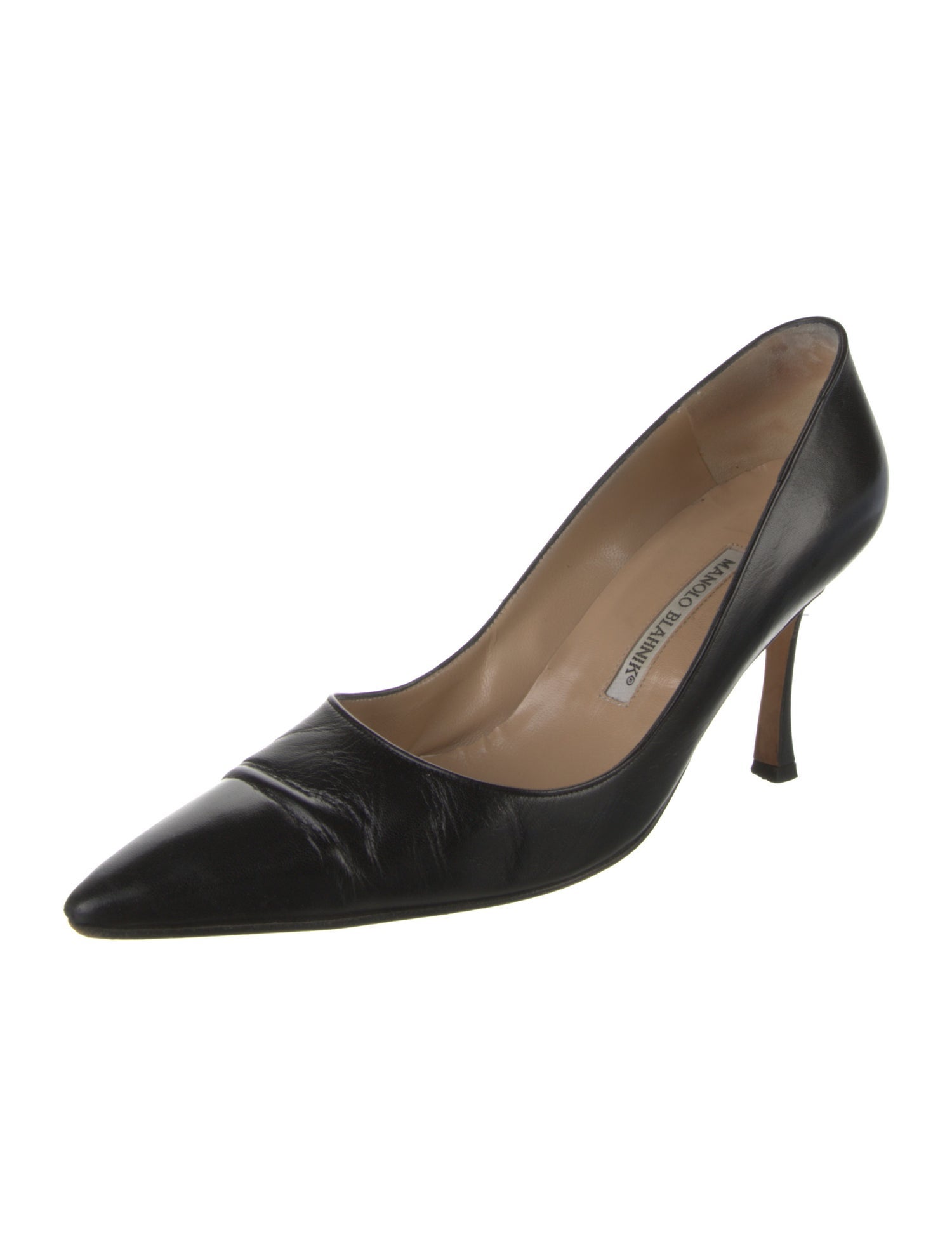 Manolo Blahnik BB Leather Pumps