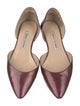 Manolo Blahnik Patent Leather D'Orsay Flats