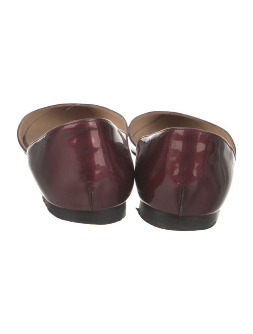 Manolo Blahnik Patent Leather D'Orsay Flats