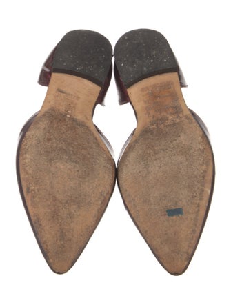 Manolo Blahnik Patent Leather D'Orsay Flats