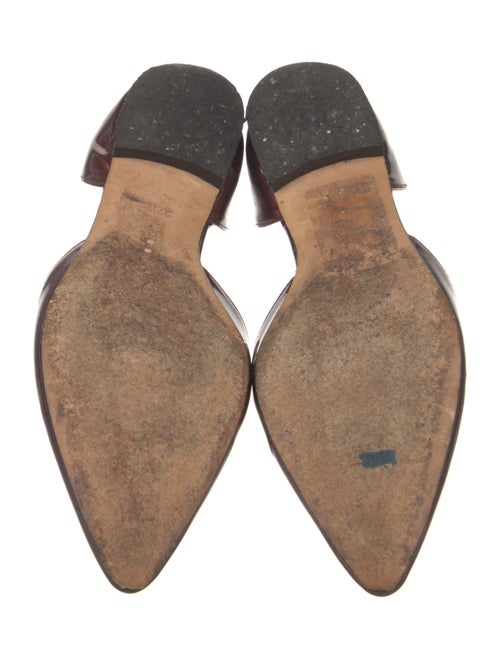 Manolo Blahnik Patent Leather D'Orsay Flats