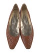 Manolo Blahnik Giungla Leather Flats