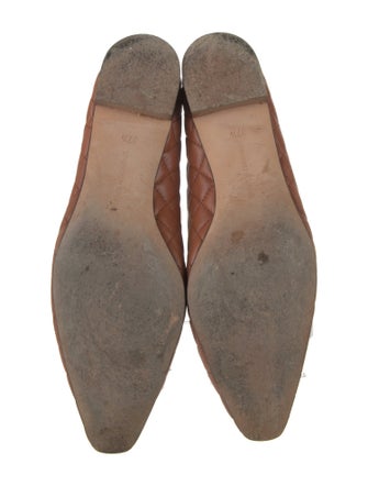 Manolo Blahnik Giungla Leather Flats
