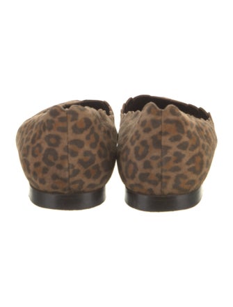 Manolo Blahnik Srilasfla Suede Ballet Flats