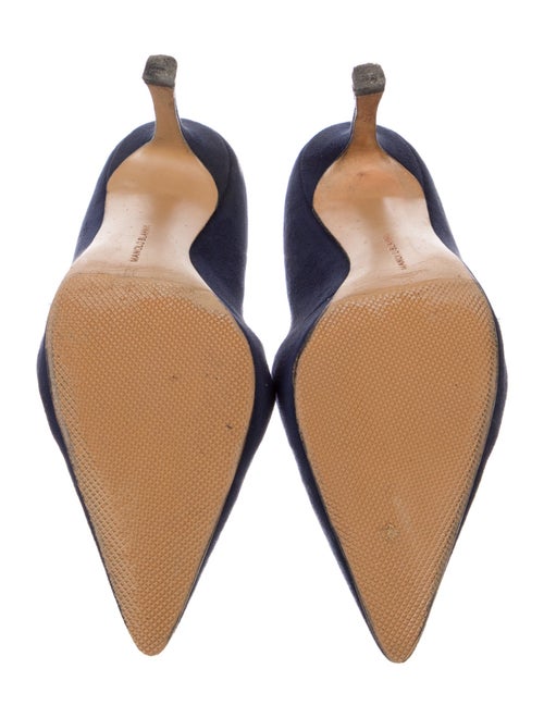 Manolo Blahnik Suede Pumps