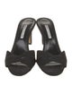 Manolo Blahnik Suede Slides