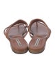 Manolo Blahnik Susa Leather Slides