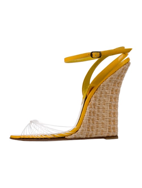 Manolo Blahnik Patent Leather Espadrilles