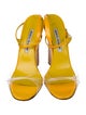 Manolo Blahnik Patent Leather Espadrilles