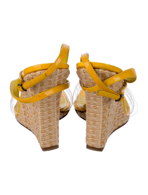 Manolo Blahnik Patent Leather Espadrilles