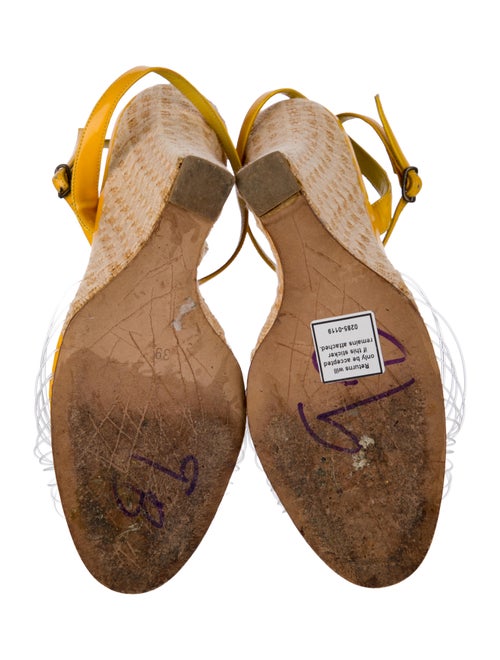 Manolo Blahnik Patent Leather Espadrilles