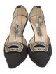 Manolo Blahnik Crystal Embellishments Pumps