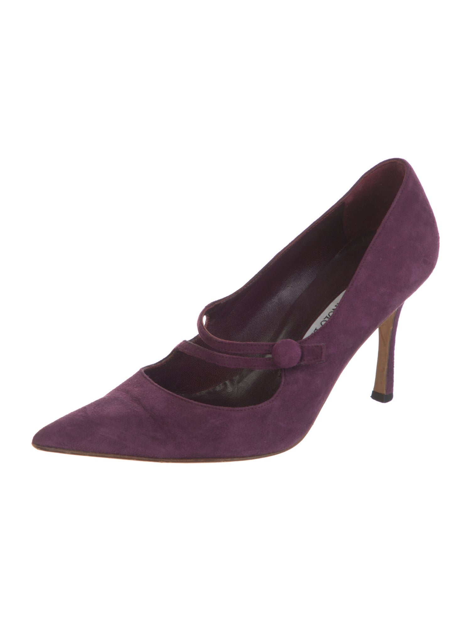 Manolo Blahnik Suede Pumps