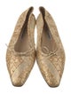 Manolo Blahnik Leather Ballet Flats