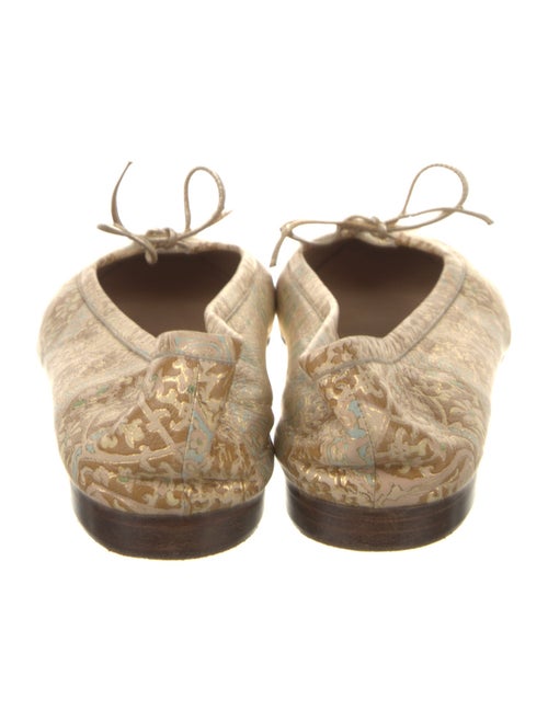 Manolo Blahnik Leather Ballet Flats