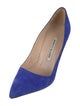 Manolo Blahnik Suede Pumps