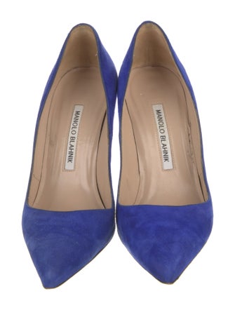 Manolo Blahnik Suede Pumps