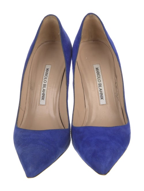 Manolo Blahnik Suede Pumps