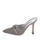 Manolo Blahnik Crystal Embellished Mules