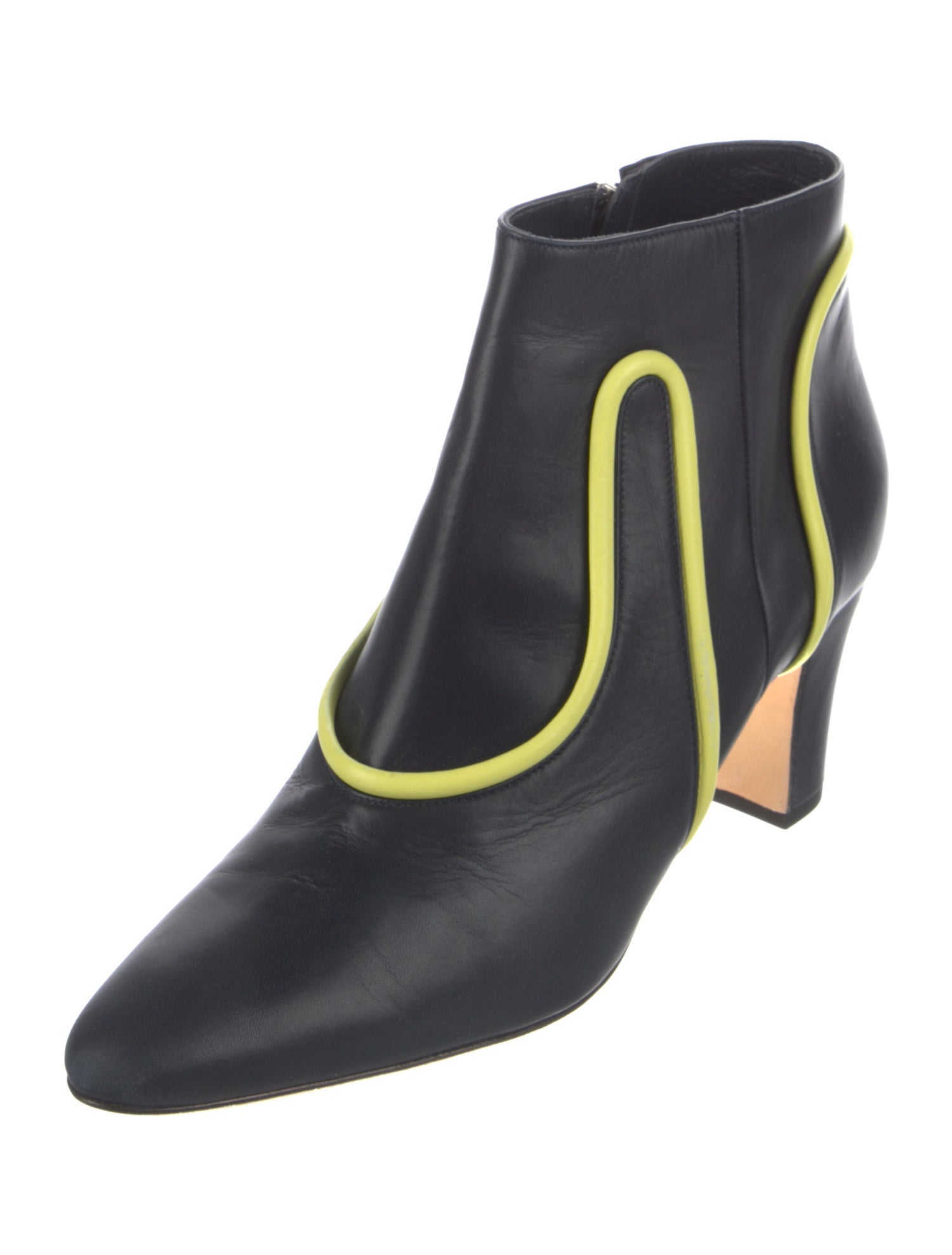 Manolo Blahnik Leather Mules