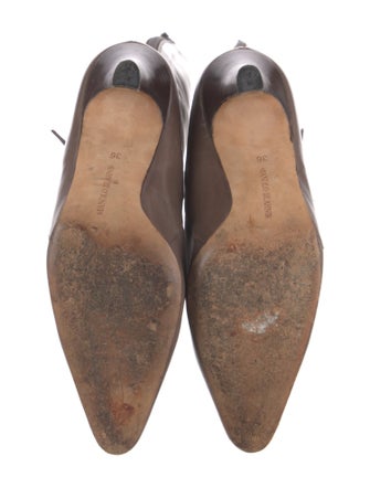 Manolo Blahnik Leather Boots