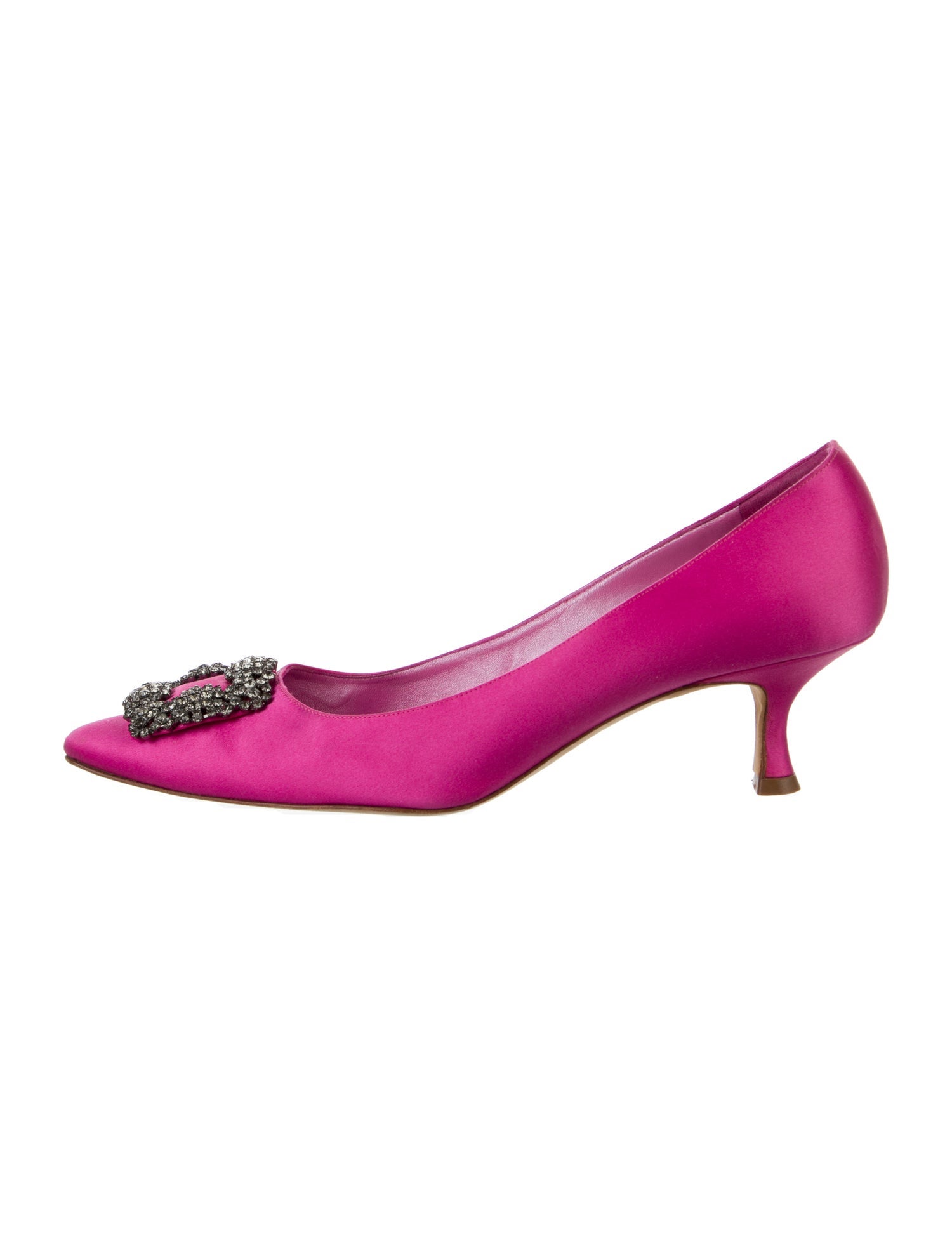 Manolo Blahnik Hangisi Pump Nylon Pumps