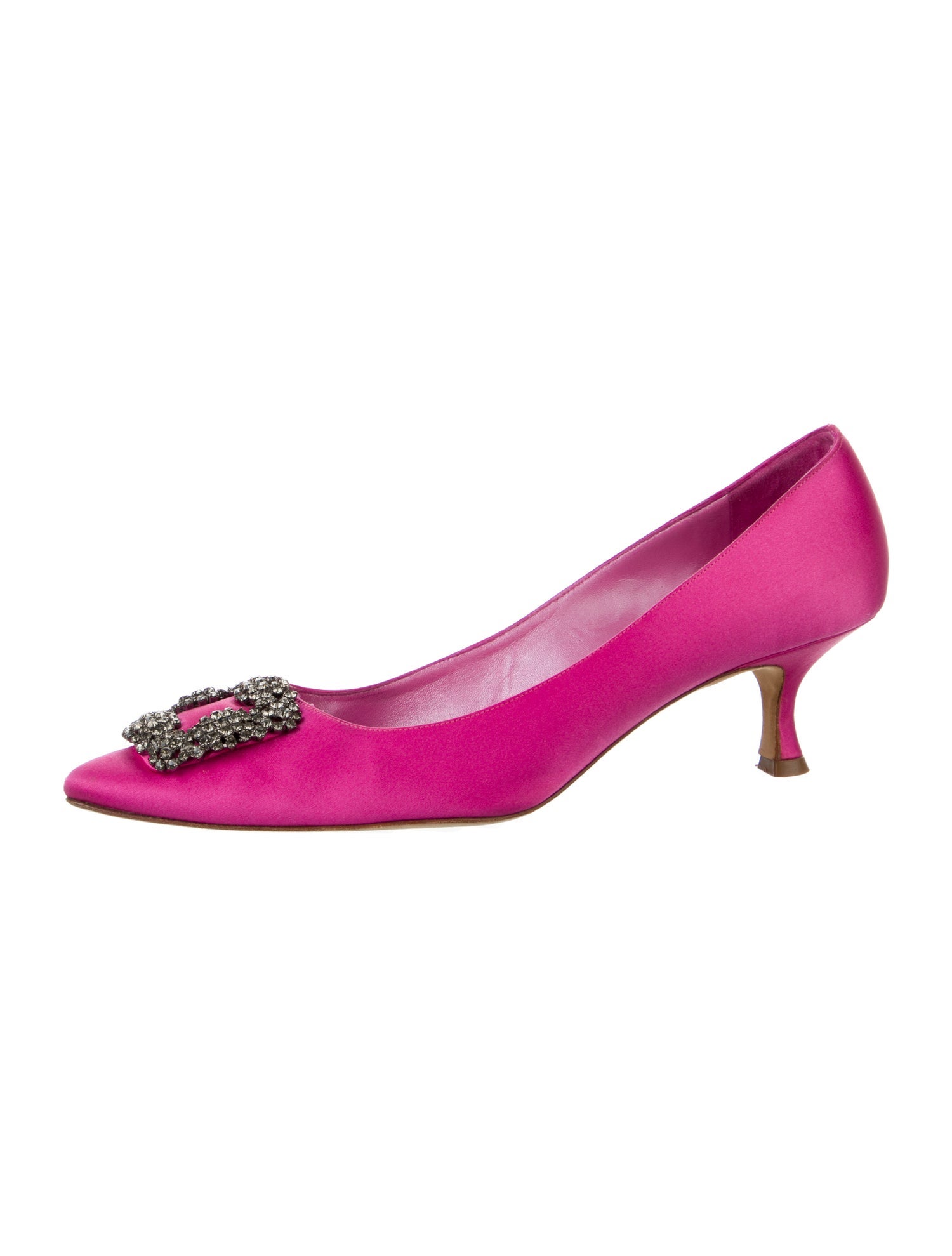 Manolo Blahnik Hangisi Pump Nylon Pumps