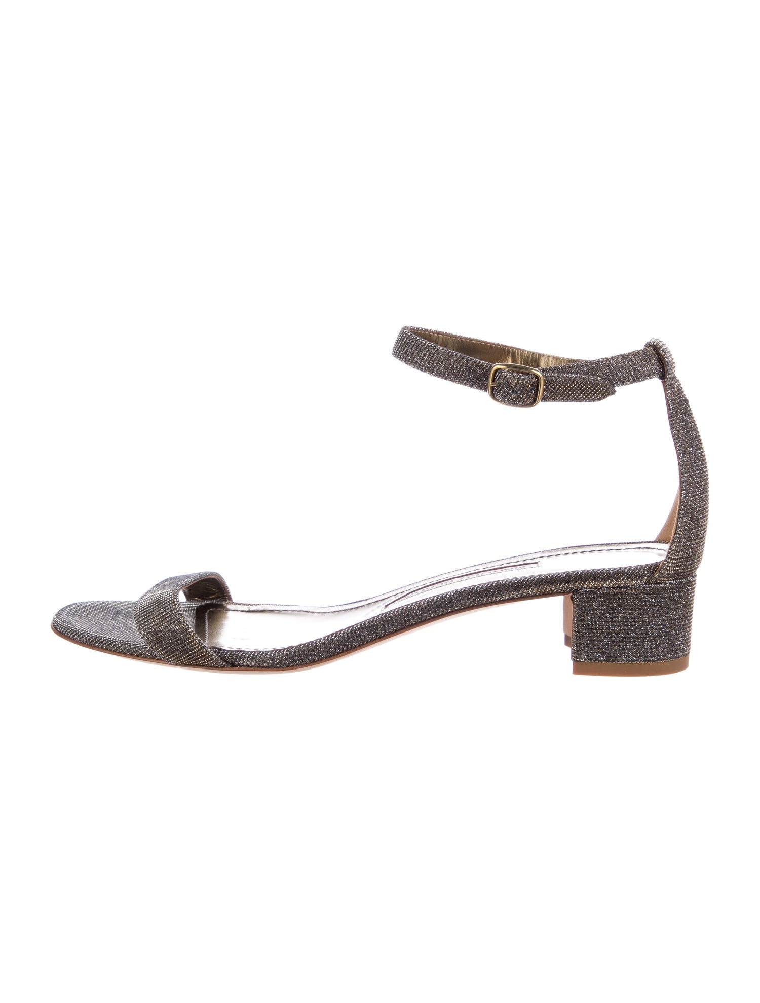 Manolo Blahnik Glitter Sandals