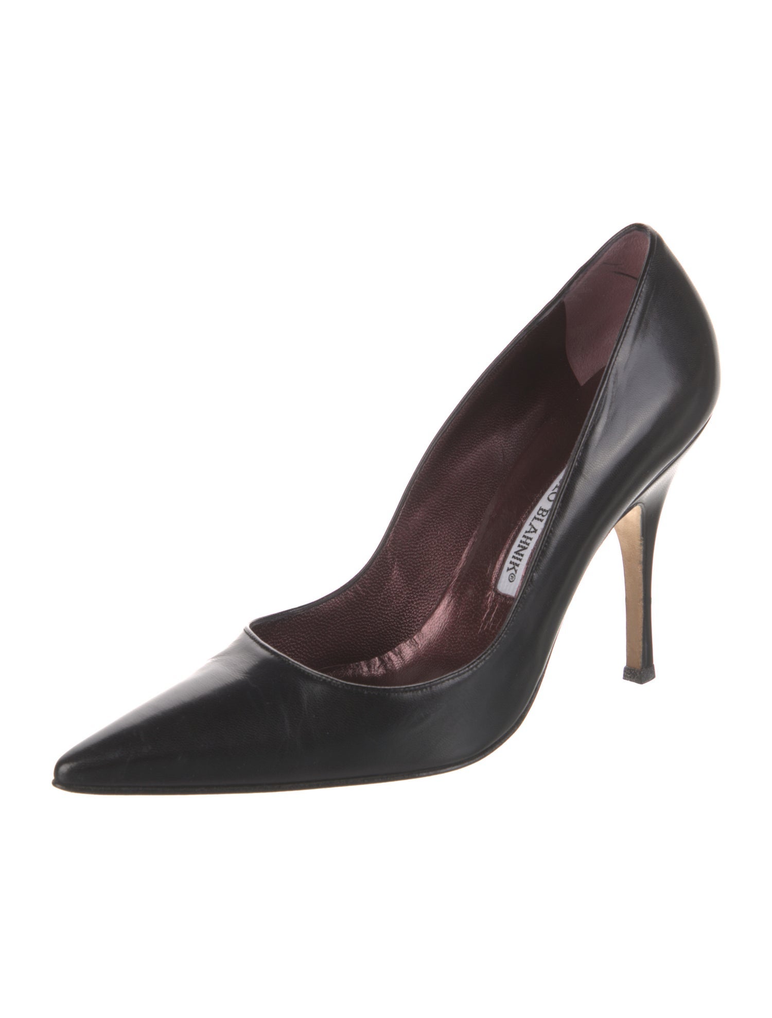 Manolo Blahnik BB Leather Pumps
