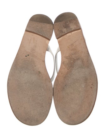 Manolo Blahnik Perlusa Leather Slides