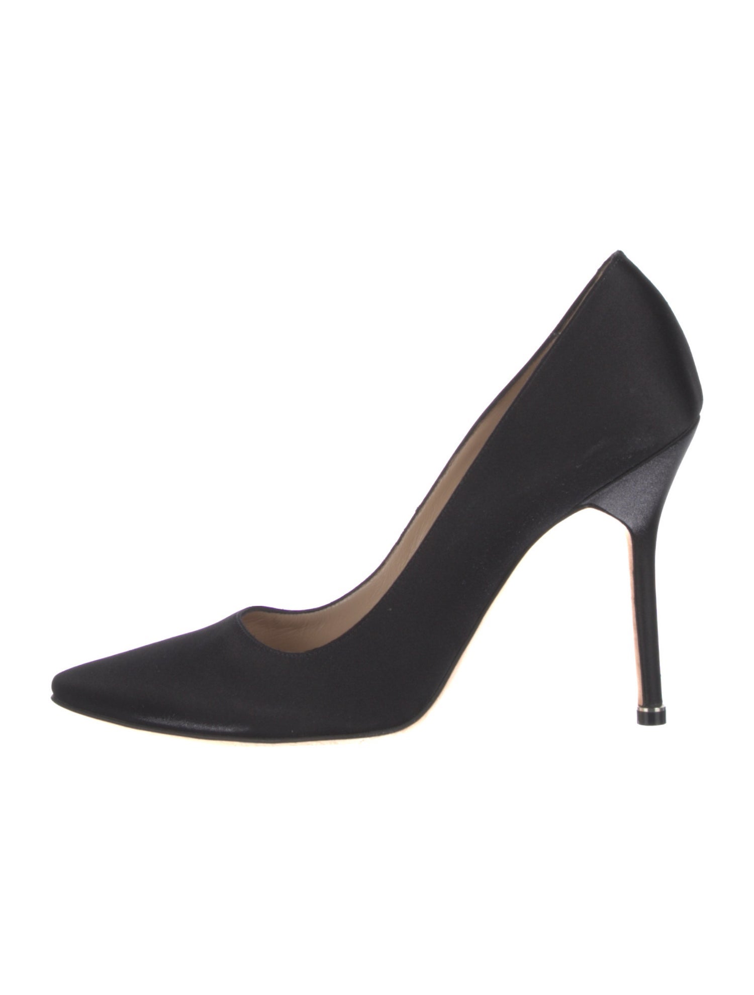 Manolo Blahnik BB Satin Pumps