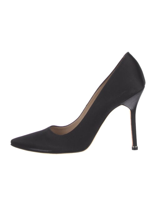 Manolo Blahnik BB Satin Pumps