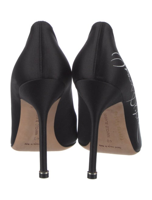 Manolo Blahnik BB Satin Pumps
