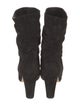 Manolo Blahnik Suede Slouch Boots