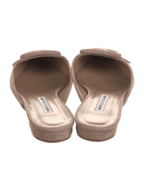 Manolo Blahnik Suede Mules