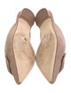 Manolo Blahnik Suede Mules