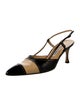Manolo Blahnik Slingback Pumps Leather Slingback Pumps