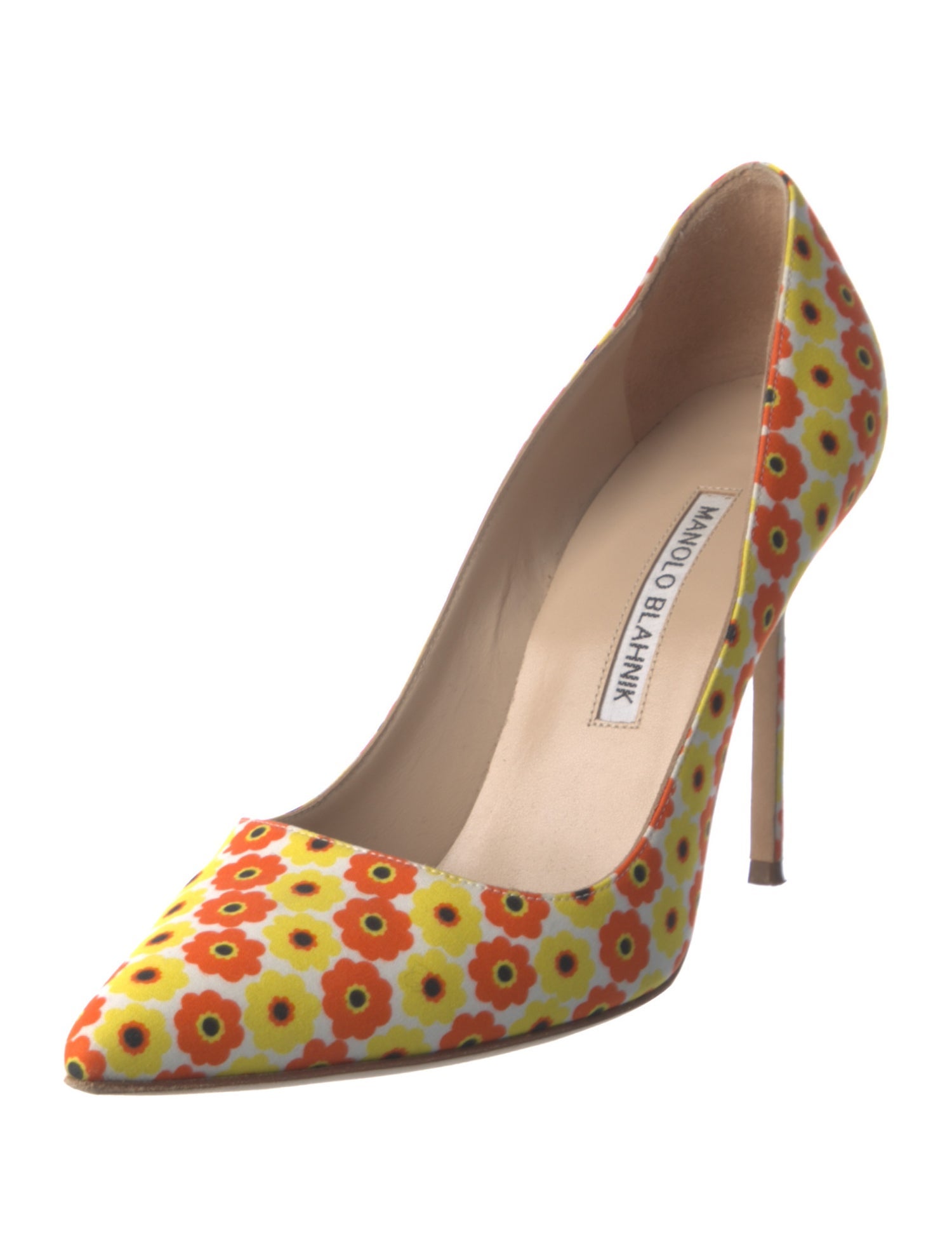 Manolo Blahnik BB Canvas Pumps