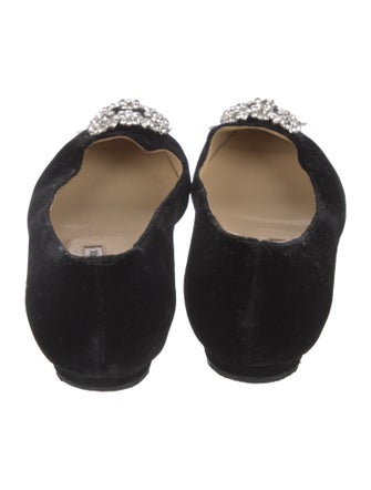 Manolo Blahnik Suede Flats