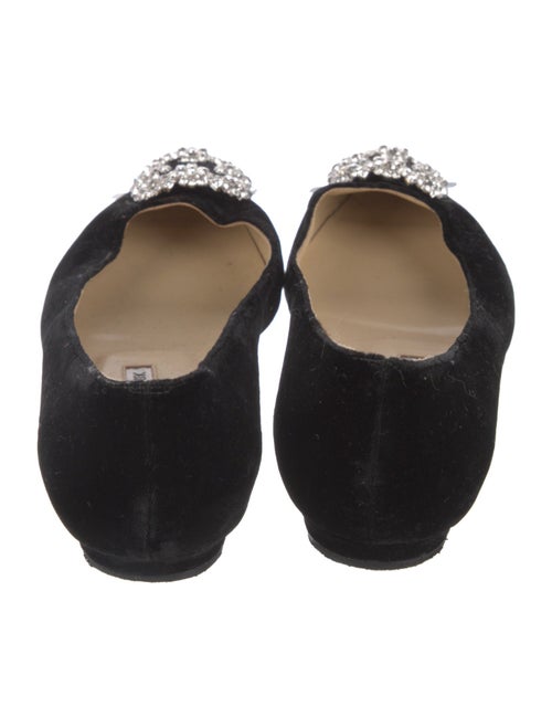 Manolo Blahnik Suede Flats