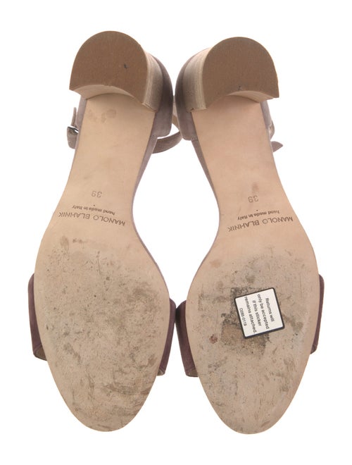 Manolo Blahnik Suede Sandals